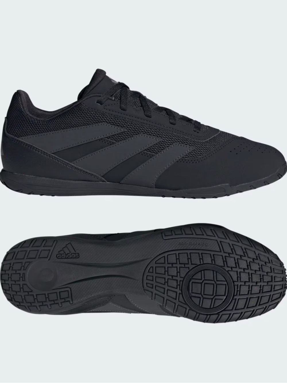 Adidas Predator Club Indoor Soccer Shoes Black Men’s 10 Like New